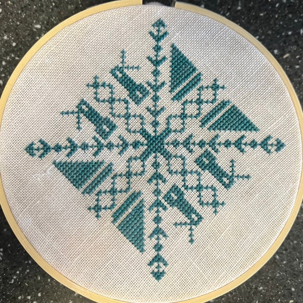 Nautical Snowflake Pattern