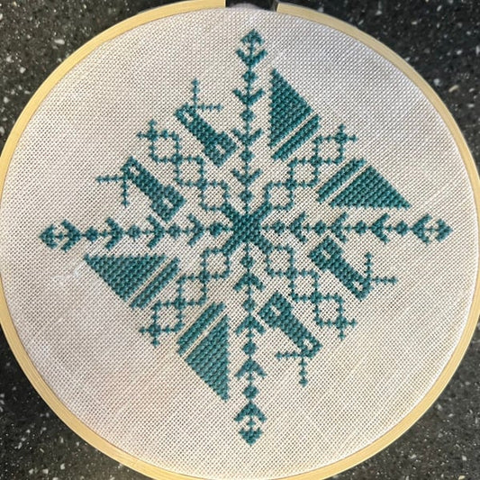 Nautical Snowflake Pattern