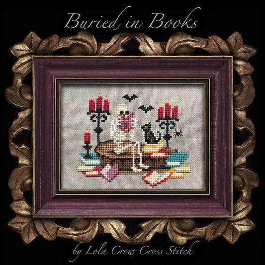 Buried in Books Pattern