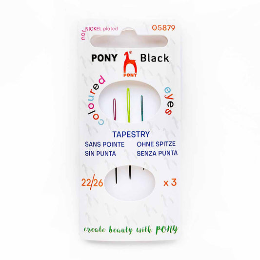 Pony Colored Eyes Tapestry Needles Size 24