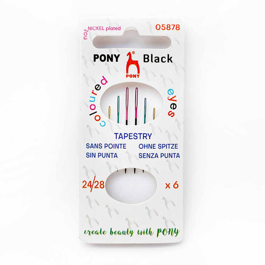 Pony Colored Eyes Tapestry Needles Size 28