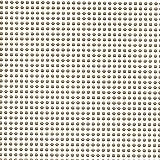 Perforated PVC Material 14 ct White