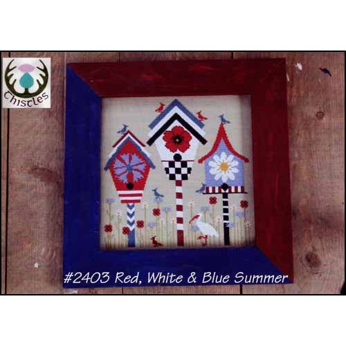 Red White and Blue Summer Pattern