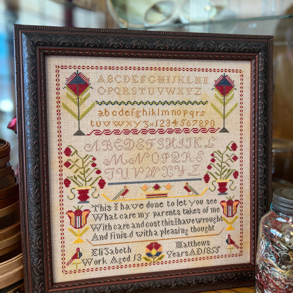 Elizabeth Matthews 1855 Pattern