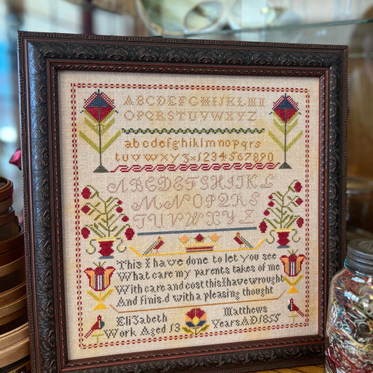Elizabeth Matthews 1855 Pattern