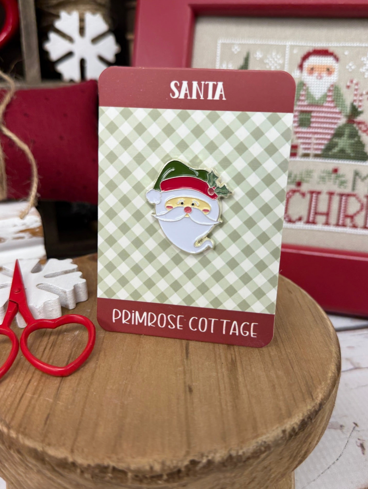 Santa Needle Minder by Primrose Cottage Stitches