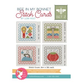 Stitch Cards Set Z Pattern