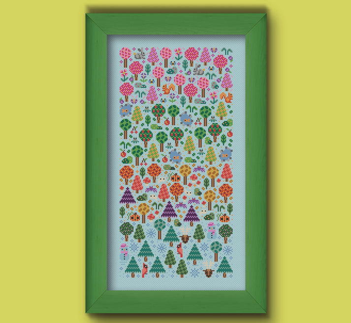 Seasons Garden Pattern