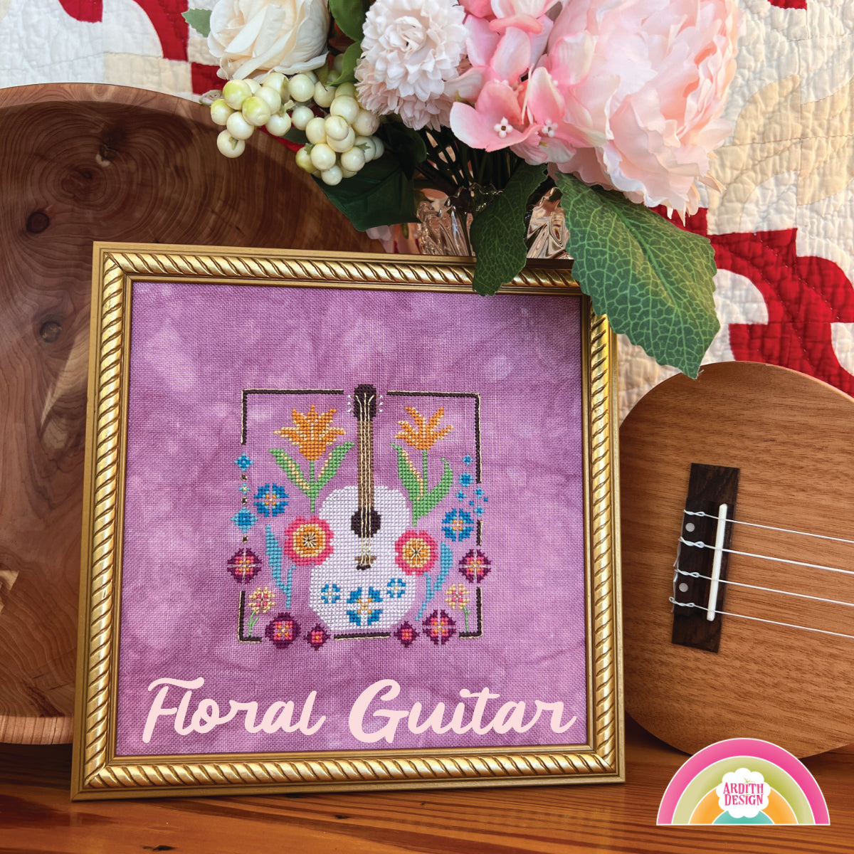 Floral Guitar Pattern