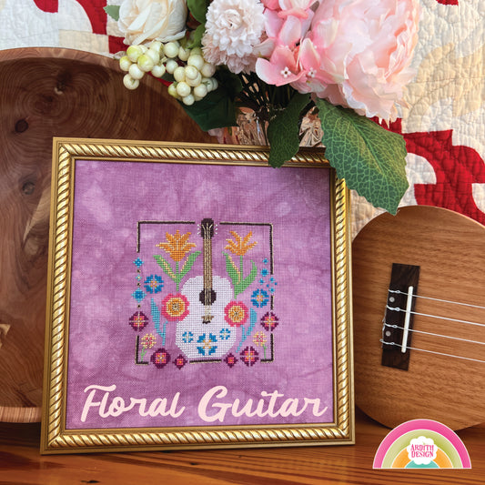 Floral Guitar Pattern
