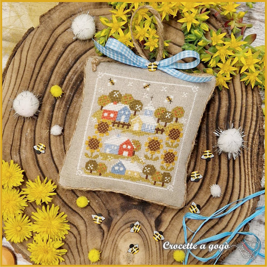 Summer Tiny Village Pattern