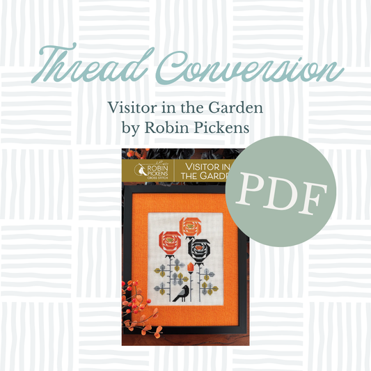 PDF Thread Conversion - Visitor in the Garden by Robin Pickens
