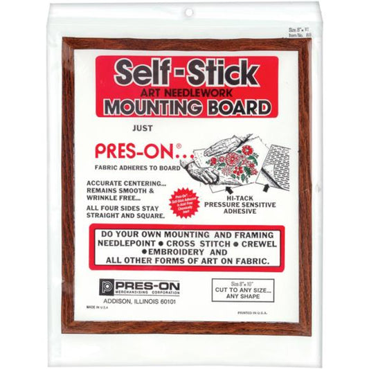 Pres-On Self-Stick Mounting Board 8 x 10 inches