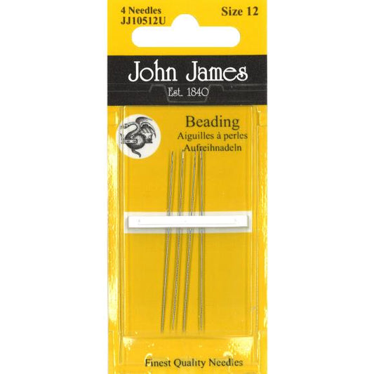 John James Beading Needles Size 12