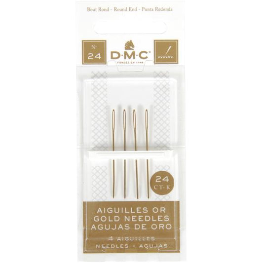 DMC Gold Tapestry Needles Size 24