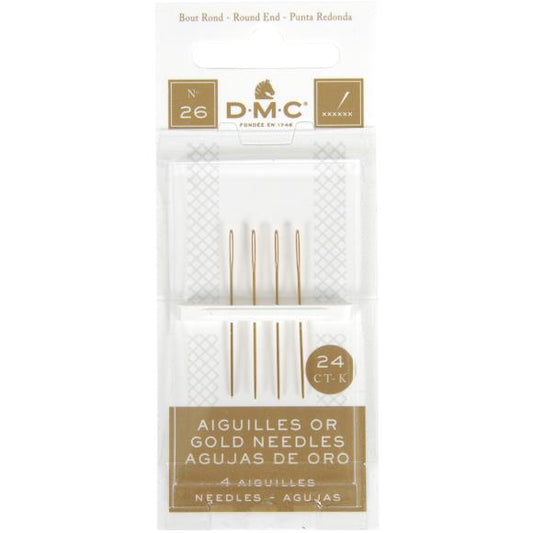 DMC Gold Tapestry Needles Size 26