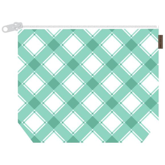 Misty Plaid Project Bag 11" x 16"