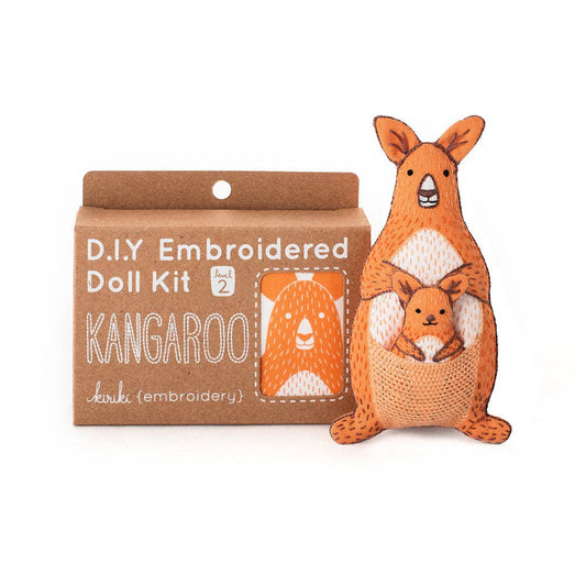 Kangaroo Plush Embroidery Kit