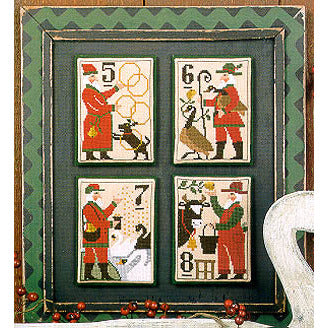 Santa's 12 Days 5 - 8 Pattern