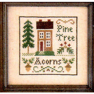 Acorns and Pines Pattern
