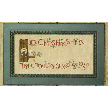 Christmas Branch Squirrel Pattern