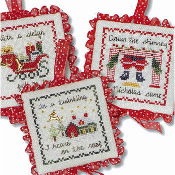 Twas The Night Ornaments III Pattern