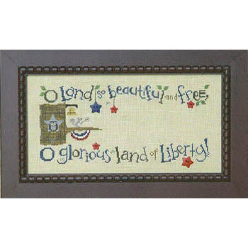 Patriotic Branch Liberty Squirrel Pattern