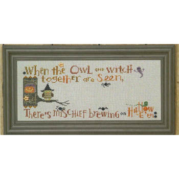 Halloween Branch Hooty Owl Pattern