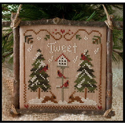 2011 Ornament 1 Cardinal Winter Pattern