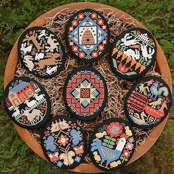 Folk Eggs Pattern
