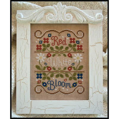 Red White And Bloom Pattern