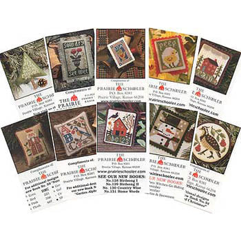 Mini Card Set C (Garden Samplers) Pattern