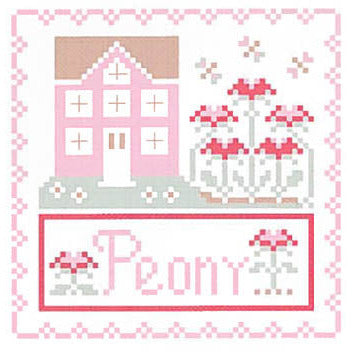 Peony (w/threads) Pattern