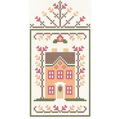 Fall Festival 5-Orange Cottage(w/thread) Pattern