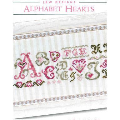 Alphabet Hearts Pattern