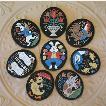 Vintage Eggs Pattern