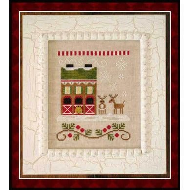 Santa's Village 6-Reindeer Stables Pattern