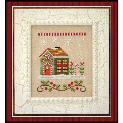 Santa's Village 8-Candy Cane Cottage Pattern
