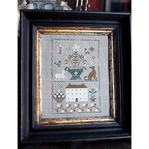 Old White Farmhouse Sampler Pattern