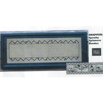 Spooky Spinners Border Pattern