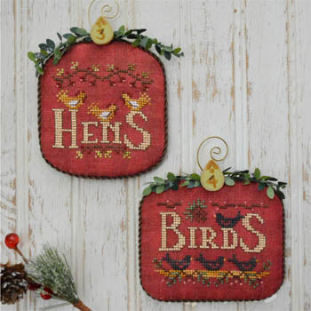 12 Days Hens and Birds Pattern