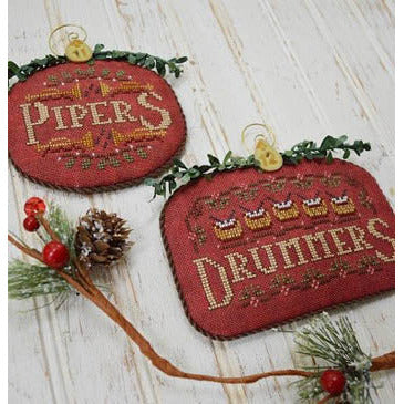 12 Days Pipers and Drummers Pattern