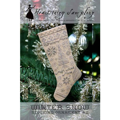 Winter Snow Stocking Ornament Pattern