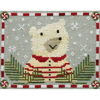 Peppermint Polar Bear Pattern
