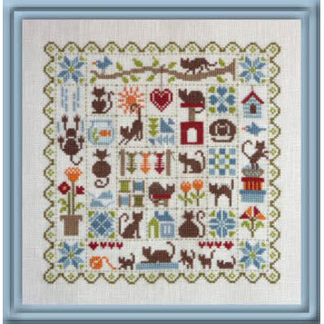 Patchwork Aux Chats Pattern