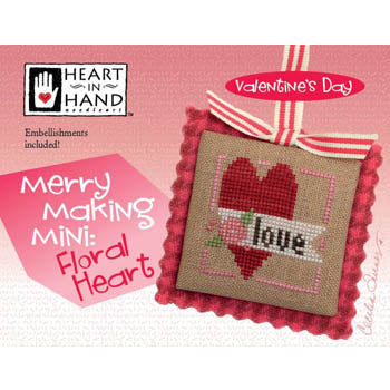 Merry Making Mini Floral Heart Pattern