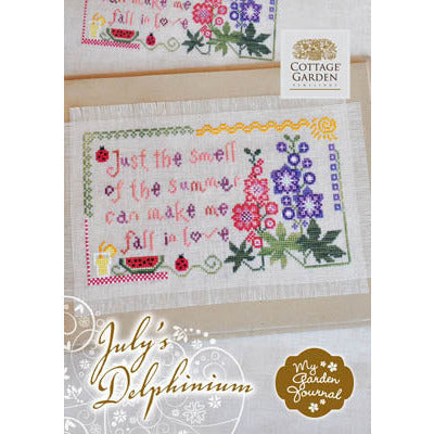 July's Delphinium Pattern