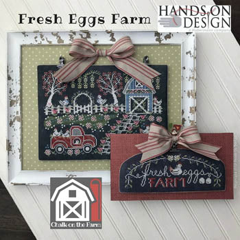 Fresh Eggs Farm - Chalk On The Farm Pattern