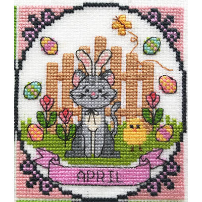 Year Of Animal Fun & Frolics -April Pattern