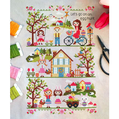 Lets Go On An Egg Hunt Pattern